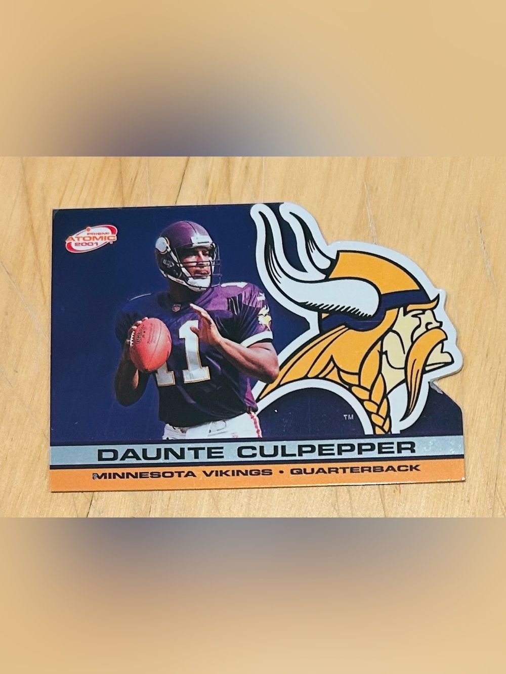Vintage Duante Culpepper Minnesota Vikings Collector’s Card - VGC